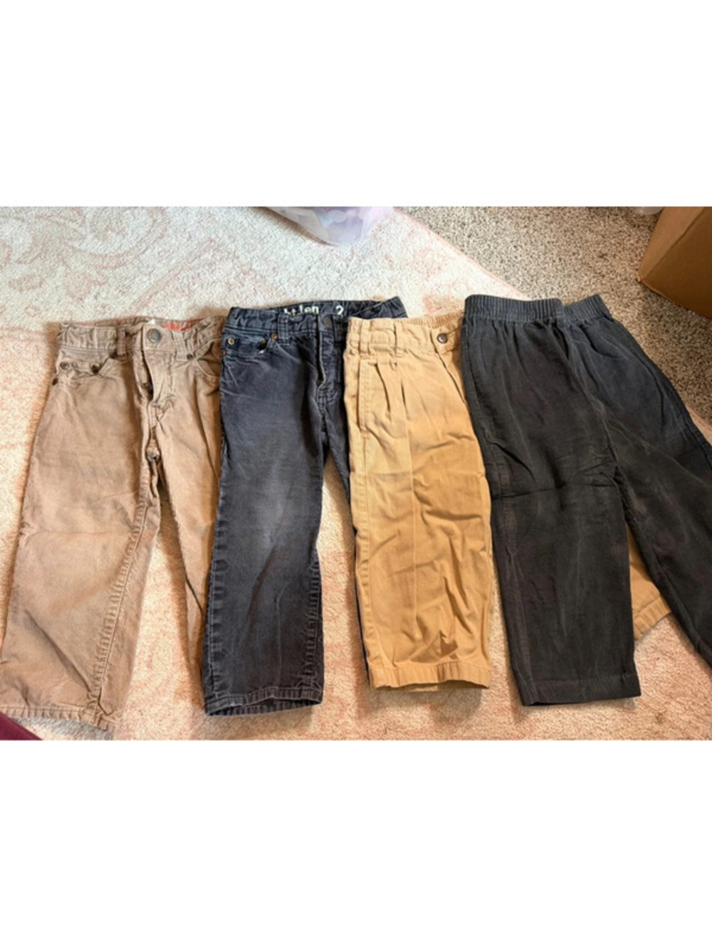 Toddler Boys Khakis Corduroy Pants Bundle